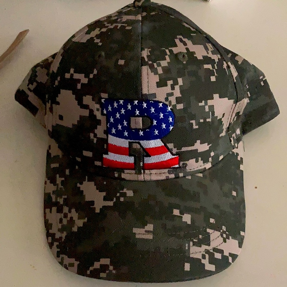 Hat from a basketball game at Rutgers university